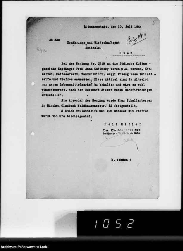 Obraz 8 z jednostki "Beschlagnahmen auf den Baluter Ring"