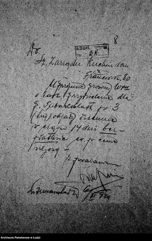 Obraz 11 z jednostki "[Kuchnia przy ul. Franciszkańskiej 80. Działalność kuchni, personel, konsumenci, kontrole]"