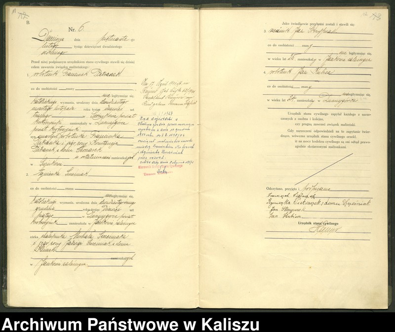 Obraz 9 z jednostki "[Księga małżeństw]"