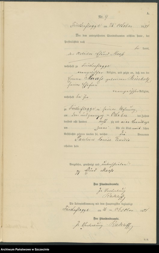 Obraz 12 z jednostki "Geburts-Register (Neben-Register)"
