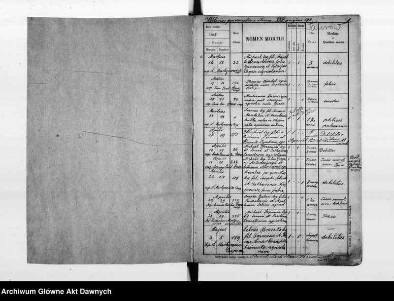 image.from.unit.number "Parafia: Kozłów. Dekanat: Brzeżany. Księga metrykalna zgonów dla wsi Taurów*."