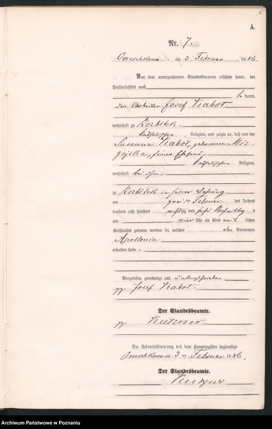 Obraz 10 z jednostki "Księga urodzeń"