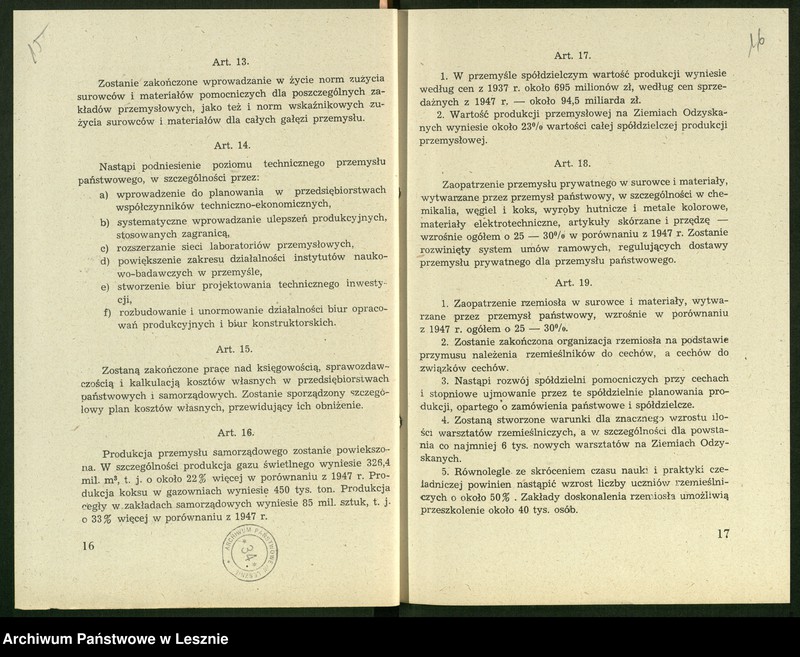 Obraz 12 z jednostki "[Projekty planów gospodarczych]"