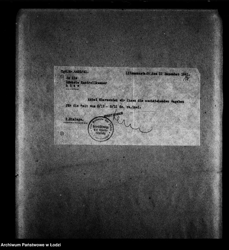 Obraz 20 z jednostki "[Okresowe zestawienia wypłacanych zasiłkowcom sum]"