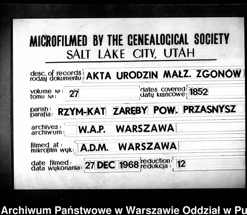 image.from.unit.number "Akta urodzeń, małżeństw i zgonów"