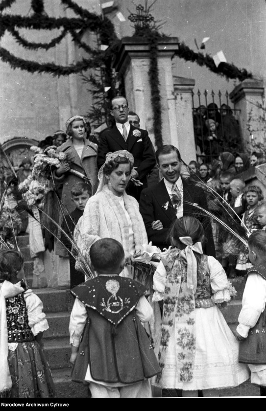 image.from.unit.number "Ślub hrabiego Benedykta Tyszkiewicza z księżniczką Eleonorą Radziwiłł"