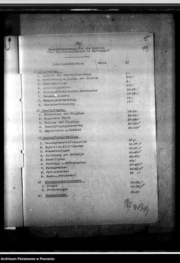 Obraz 17 z jednostki "Vorgänge betrefend Geschäftsordung (Umgestaltung)"