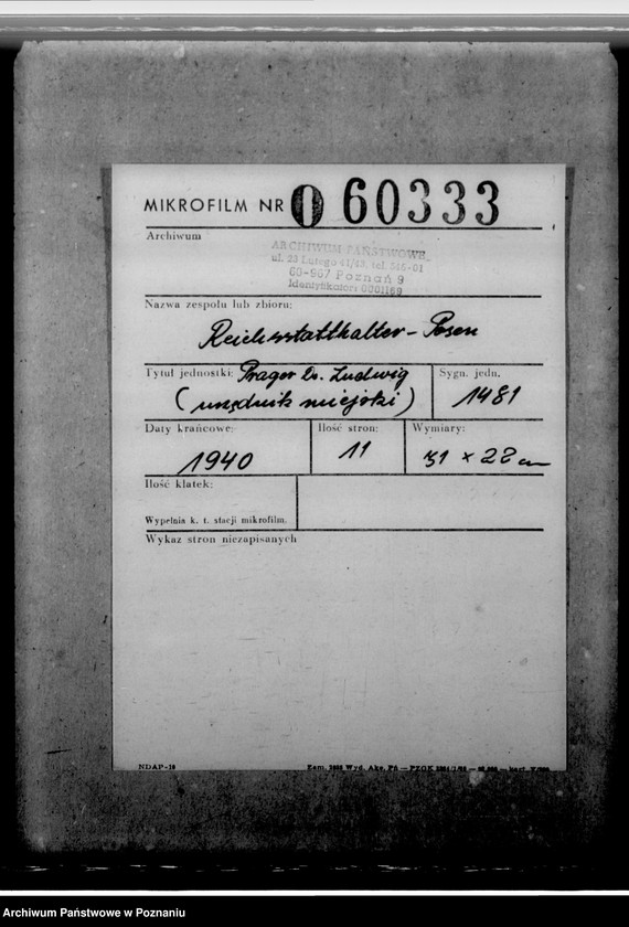 Obraz 2 z jednostki "Prager, Dr. Ludwig - urzędnik miejski"