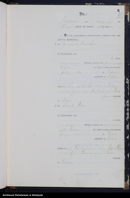 image.from.unit.number "Heiraths-Neben-Register Nr 1 - 9"