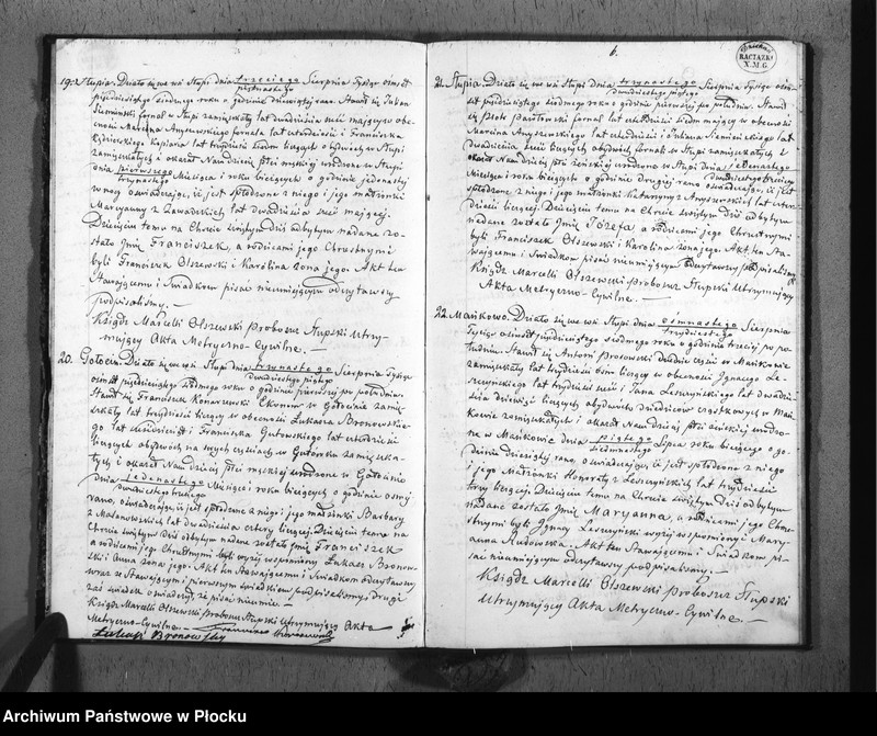 image.from.unit.number "Akta urodzeń, małżeństw i zgonów"