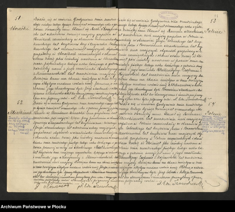 Obraz 16 z jednostki "Akta urodzeń, małżeństw i zgonów"