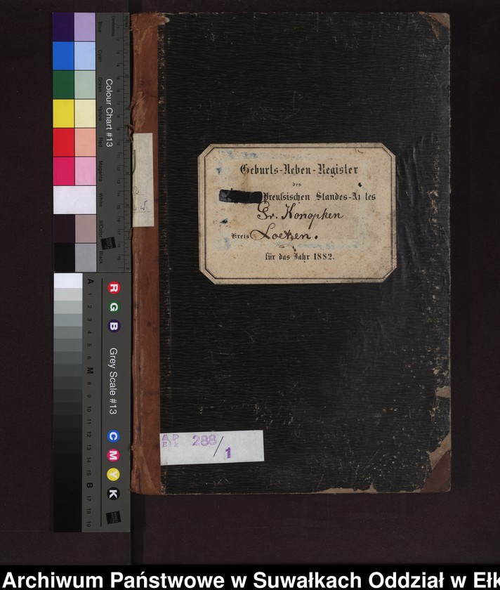 image.from.unit.number "Geburts-Neben-Register des Preussischen Standes-Amtes Gr. Konopken Kreis Loetzen"