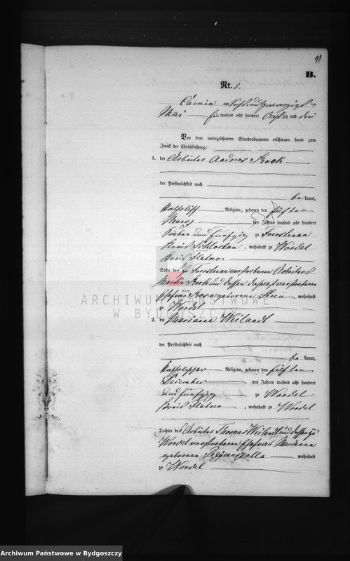 image.from.unit.number "Akta małżeństw - pierwopis nr 1-6"