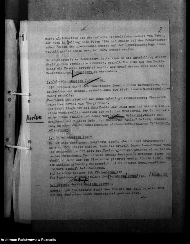 Obraz 6 z jednostki "Ortsnamenänderung - Kreis Rawitsch (Rawicz)"