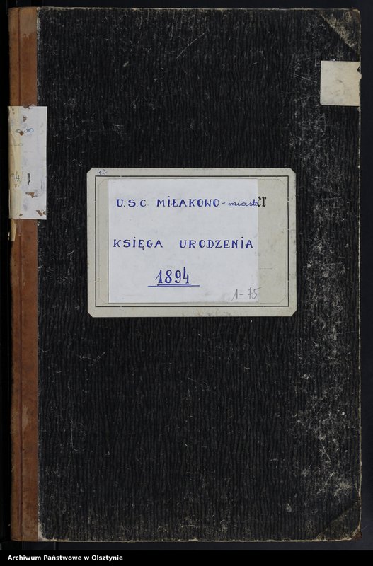 Obraz 2 z jednostki "Geburts-Neben-Register Nr 1 - 74"