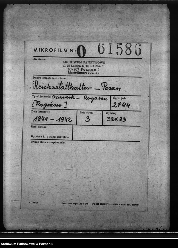 Obraz 2 z jednostki "Gaswerk - Rogasen (Rogoźno)"