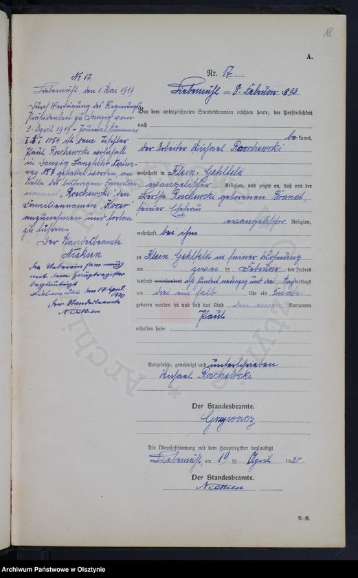 image.from.unit.number "Geburts-Neben-Register Nr 1 - 167"