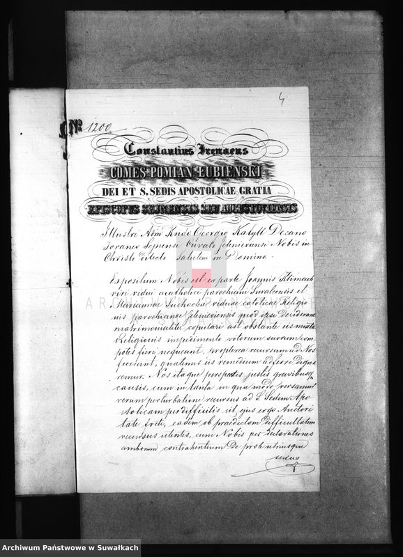 image.from.unit.number "Dowody do Akt Małżeństw Parafii Jeleniewskiej z roku 1866."