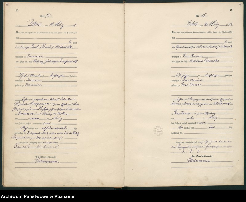 Obraz 10 z jednostki "Sterbe-Haupt-Register"
