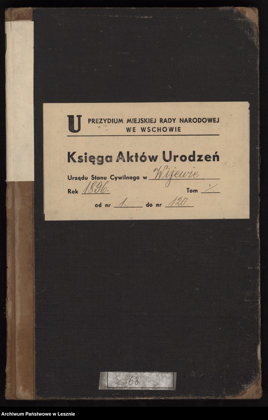 Obraz 2 z jednostki "[Księga urodzeń]"