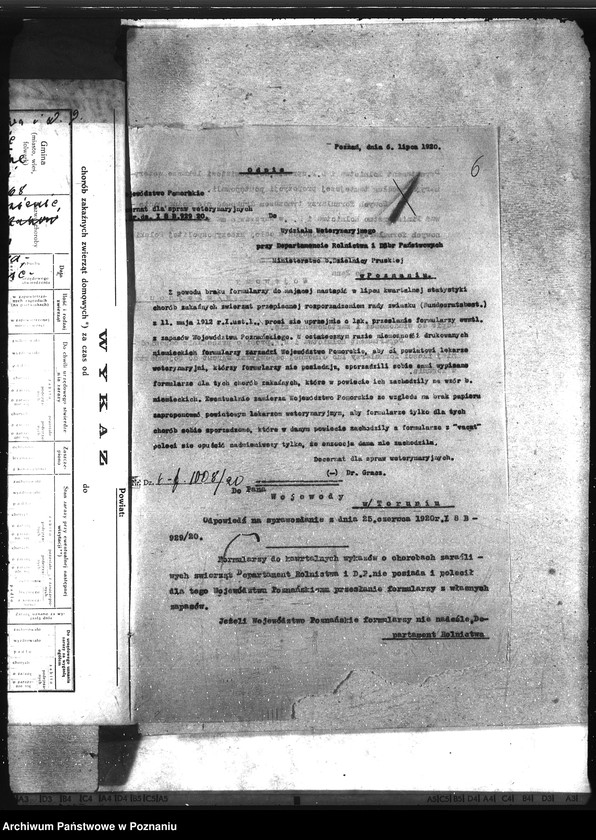 Obraz 10 z jednostki "Wykazy chorób zaraźliwych [kwartalne]"