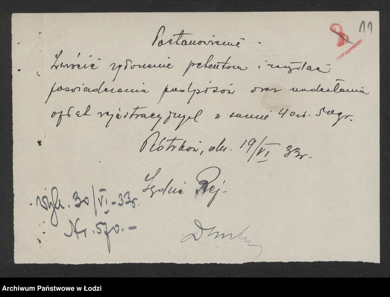 Obraz 13 z jednostki "Mordka Szulc, Michał Łaznowski- drobna sprzedaż desek w tartaku"