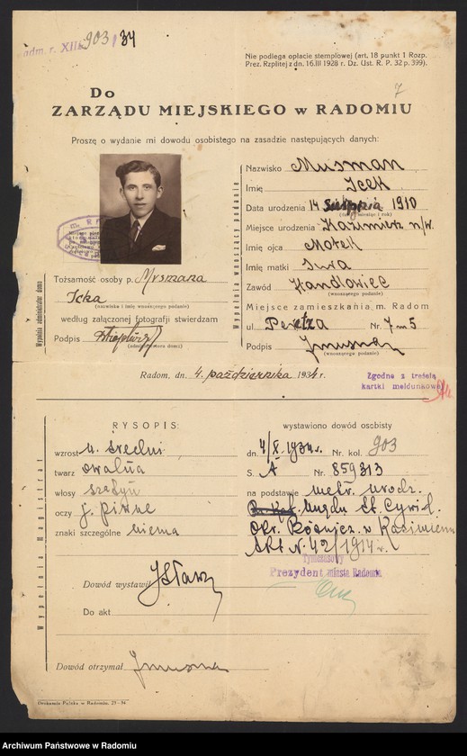 image.from.unit.number "O dowodach osobistych nr 901-1000"