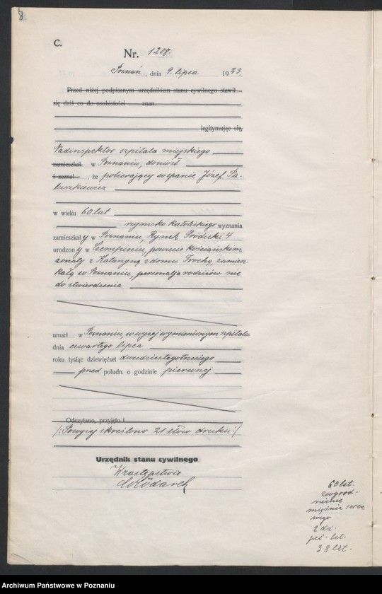 image.from.unit.number "Księga miejscowa zgonów tom III [Rejestr główny zgonów]"