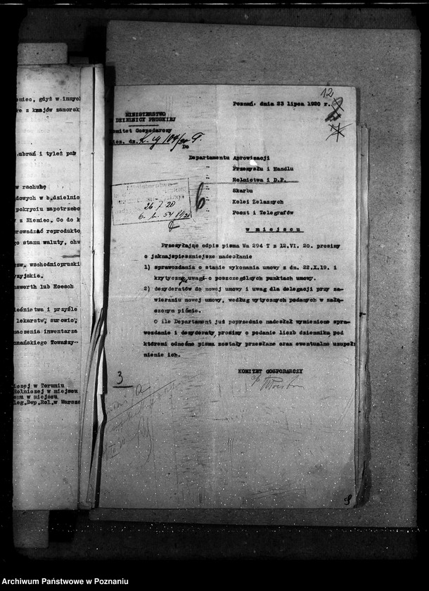 Obraz 16 z jednostki "Sprawy szczegółowo-administracyjne Gospodarcza umowa z Niemcami"