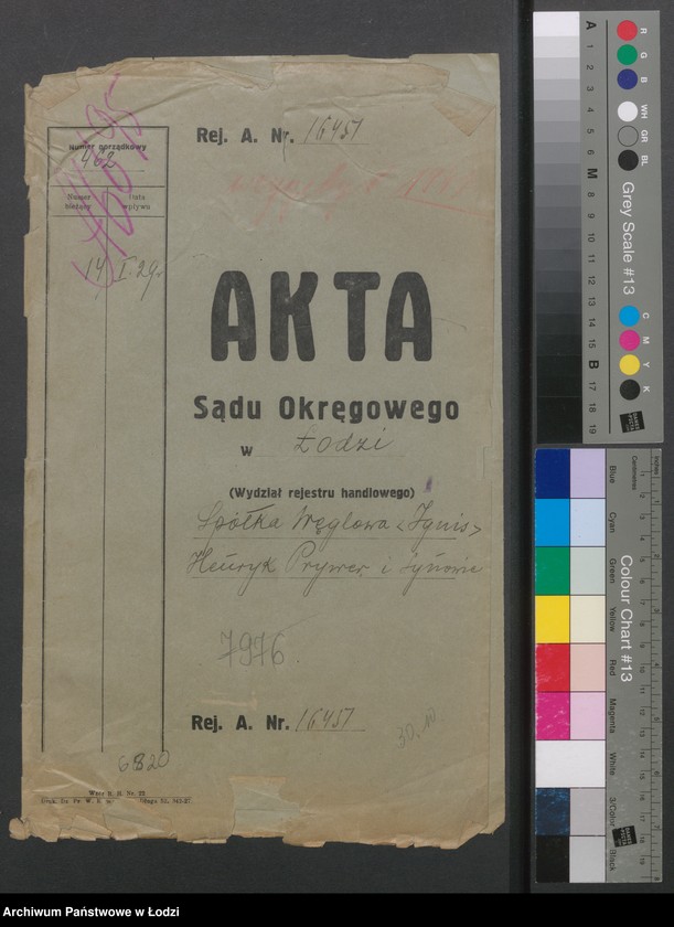 Obraz 2 z jednostki "Spółka Węglowa „Ignis” Henryk Prywer i synowie"