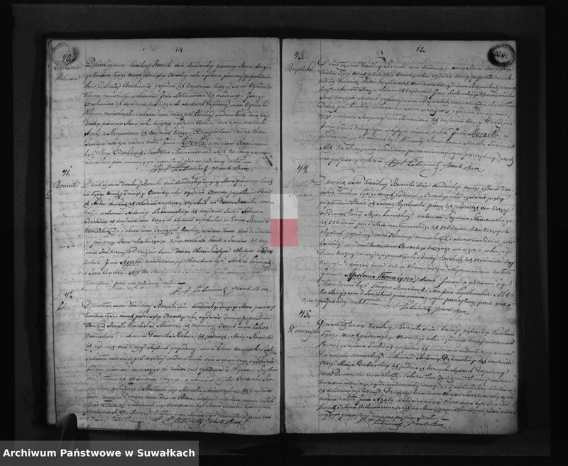 image.from.unit.number "Duplikat Aktów Urodzenia, Małżeństwa i Zejścia Parafia Berzniki z Roku 1854"