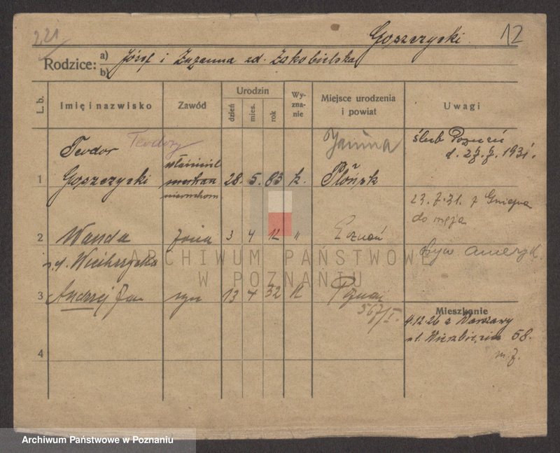 Obraz 14 z jednostki "Gosz - Geźniczak"