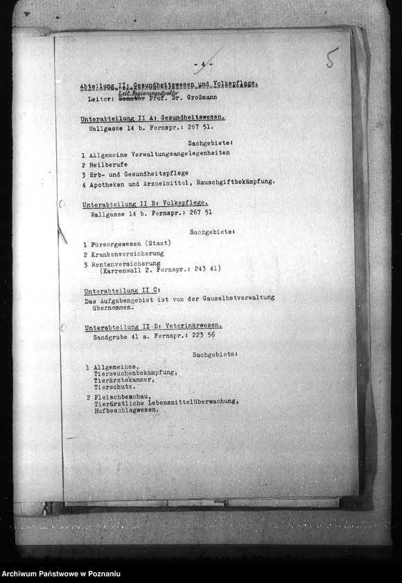 Obraz 9 z jednostki "Geschäftsverteilungsplan der Behörde des Reichsstatthalters in Danzig- Westpreussen"