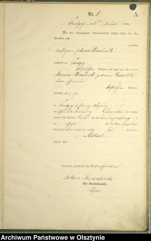 image.from.unit.number "Geburts-Haupt-Regitsre Nr 1 - 50"