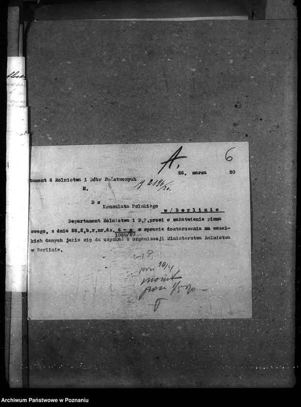 Obraz 10 z jednostki "Sprawy gospodarcze-ogólne Organizacja Departamentu [biurowa]"