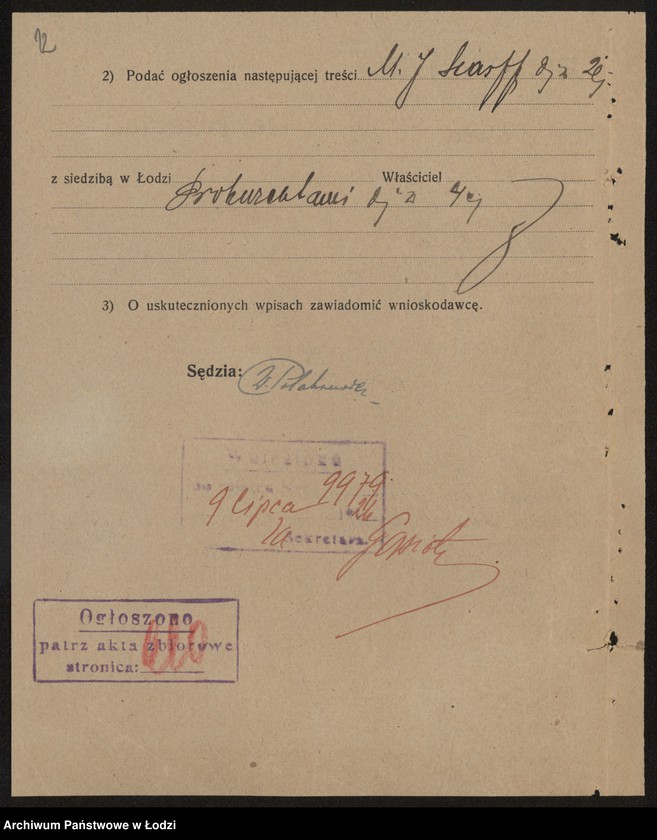 Obraz 14 z jednostki "Moszek Jakób Szarff- fabryka papy dachowej"