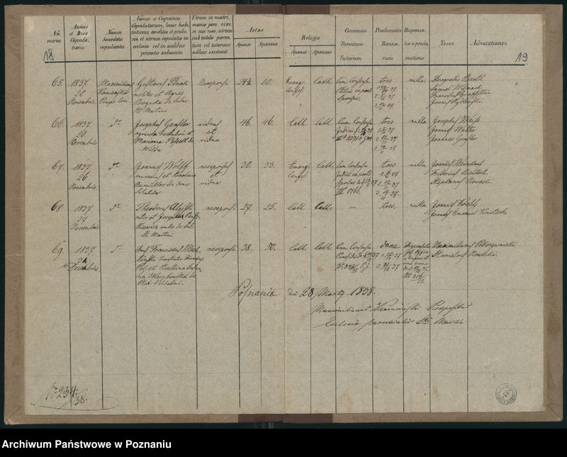 Obraz 12 z jednostki "Księga małżeństw"