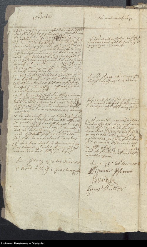 image.from.unit.number "Jahres Kirchen Rechnung der Reinschen Kirche aller Einnahme und Ausgabe"