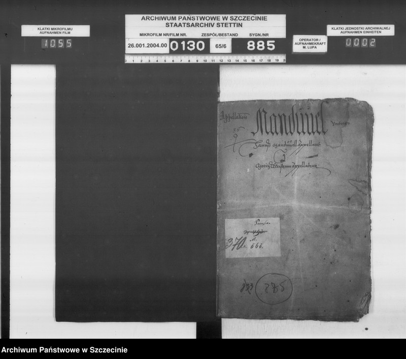 Obraz 3 z jednostki "Hans v. Mautenffel zu Broitz / seinen Schwager Moritz von Kleist zu Dubberow: Aussteuerzahlung."