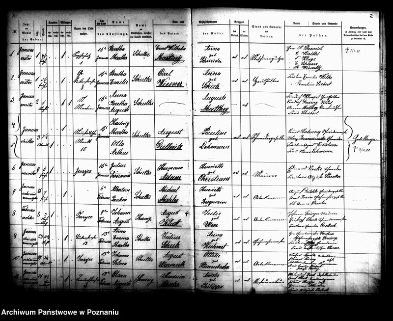 Obraz 3 z jednostki "[Akta zgonów, ślubów, urodzeń i chrztów]"