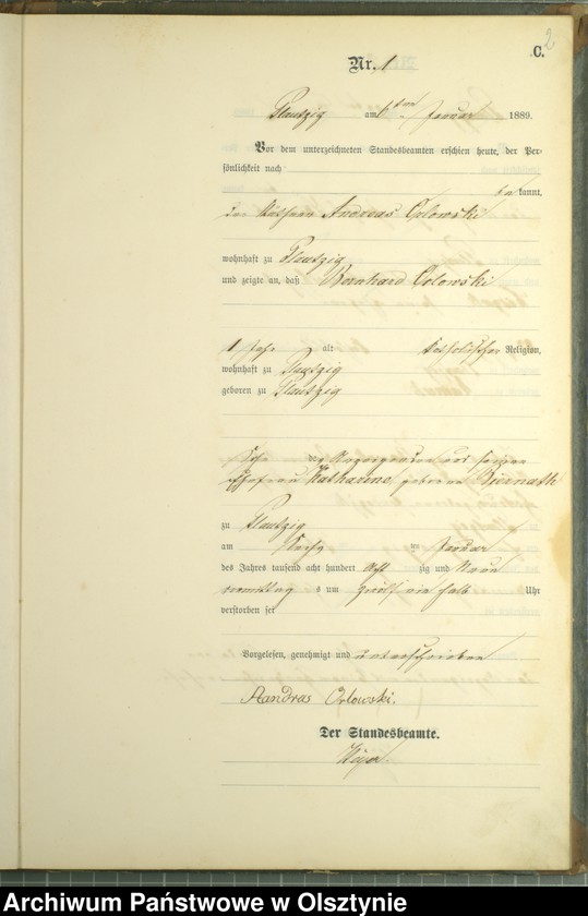 image.from.unit.number "Sterbe-Haupt-Register nr 1 - 23"