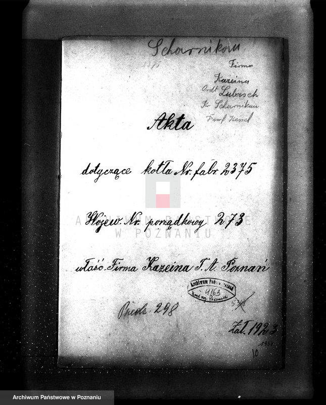 Obraz 4 z jednostki "Fabryka kazeiny w Lubaszu pow. czarnkowski własność Firma Kazeina T. A. Poznań"