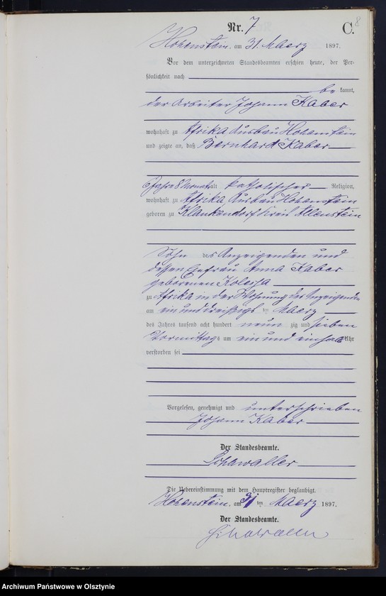 image.from.unit.number "Sterbe-Neben-Register Nr 1 - 58"