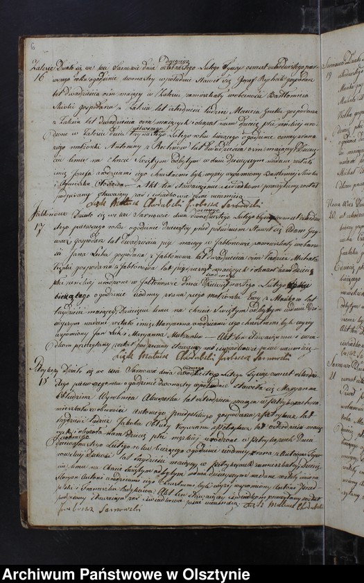 image.from.unit.number "Duplikat Urodzonych Zaslubionych Zmarłych w parafii Sarnowskiey z roku 1841"