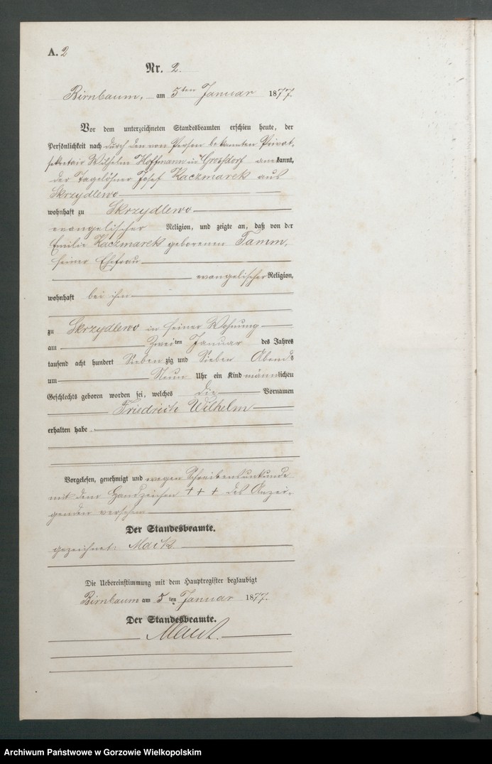 Obraz z jednostki "Geburts - Neben - Register (wieś)"
