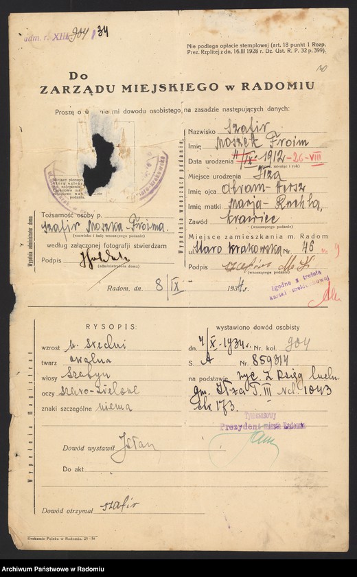 image.from.unit.number "O dowodach osobistych nr 901-1000"