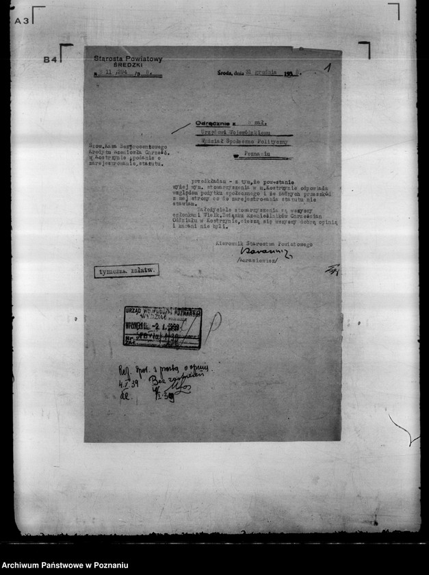 Obraz 5 z jednostki "/ Kasa Bezprocentowego Kredytu Rzemiosła Chrześcijańskiego w Kostrzynie/"