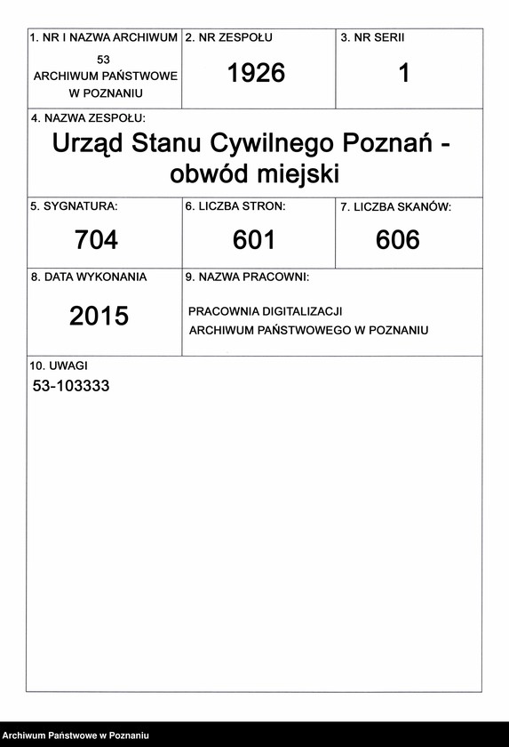 Obraz 1 z jednostki "Księga miejscowa urodzeń t. V"