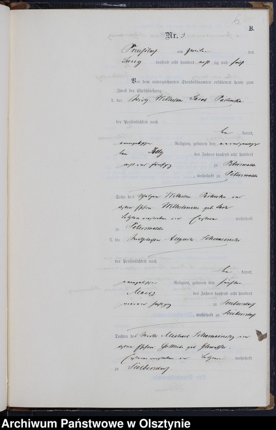 image.from.unit.number "Heiraths-Neben-Register Nr 1 - 16"