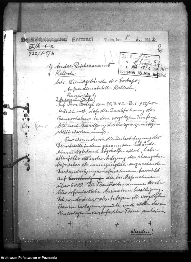 Obraz 6 z jednostki "Gestapo - Aussendienstelle Kalisch"